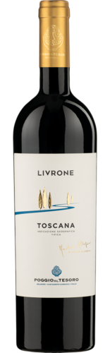 Livrone poggio al tesoro toskana italien rotwein